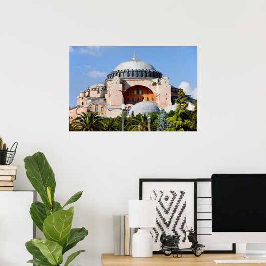 Hagia Sophia in Istanbul Poster (Thuiskantoor)