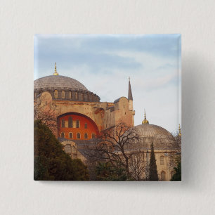 Hagia Sophia inauguratie door de Byzantine Vierkante Button 5,1 Cm