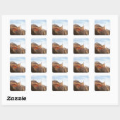 Hagia Sophia inauguratie door de Byzantine Vierkante Sticker (Vel)