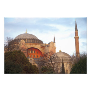 Hagia Sophia ingehuldigd door de Byzantijnse Foto Afdruk