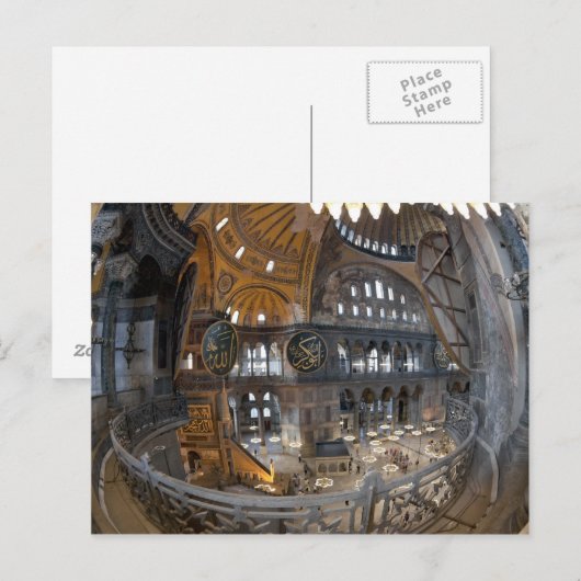 Hagia Sophia interior Briefkaart (Voorkant / Achterkant)