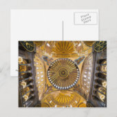 Hagia Sophia Interior in Istanbul Briefkaart (Voorkant / Achterkant)