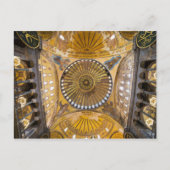 Hagia Sophia Interior in Istanbul Briefkaart (Voorkant)