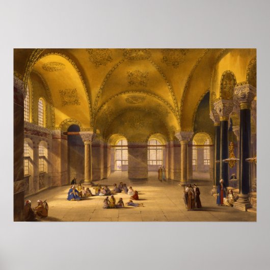 Hagia Sophia interior Poster (Voorkant)