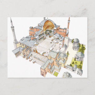 Hagia Sophia. Istambul Turquey. Briefkaart