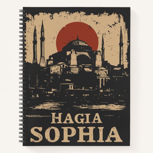  Hagia Sophia | Istanbul Landmark Art Notitieboek (Voorkant)