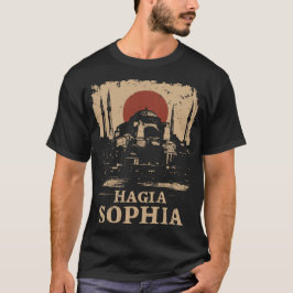  Hagia Sophia | Istanbul Landmark Art T-shirt
