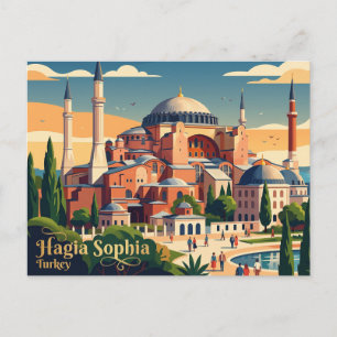 Hagia Sophia, Istanbul, Marmara Turkije Briefkaart