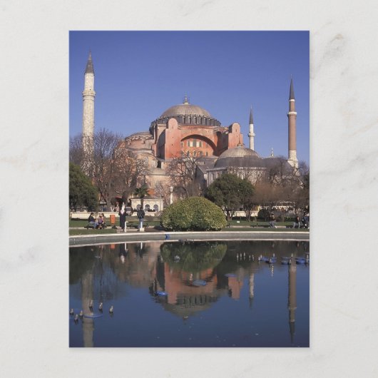 Hagia Sophia, Istanbul, Turkije Briefkaart (Voorkant)