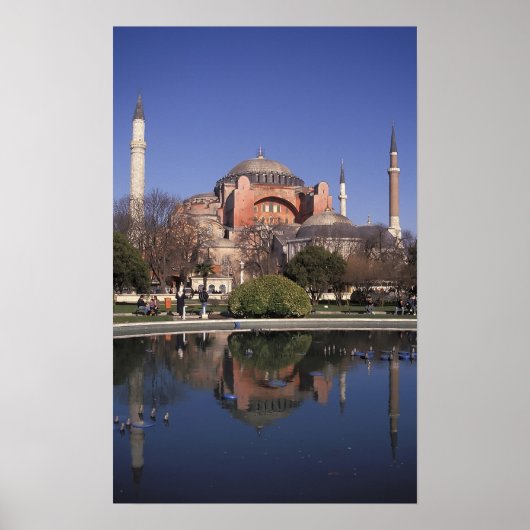 Hagia Sophia, Istanbul, Turkije Poster (Voorkant)