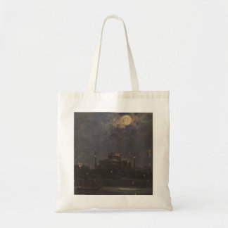 Hagia Sophia of Blauwe Moskee Istanbul Schilderij Tote Bag