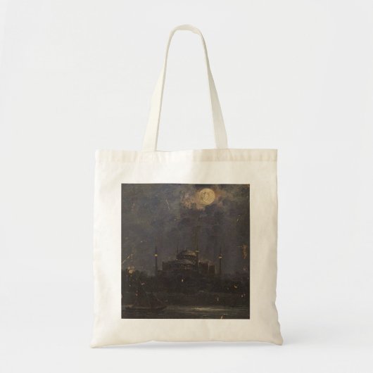 Hagia Sophia of Blauwe Moskee Istanbul Schilderij Tote Bag (Voorkant)