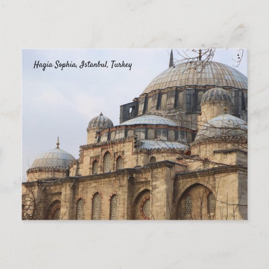Hagia Sophia Turkey Briefkaart (Voorkant)