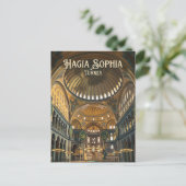 Hagia Sophia Turkije Briefkaart (Staand voorkant)