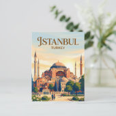 Hagia Sophia Turkije Briefkaart (Staand voorkant)