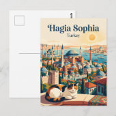 Hagia Sophia Turkije Briefkaart (Voorkant / Achterkant)