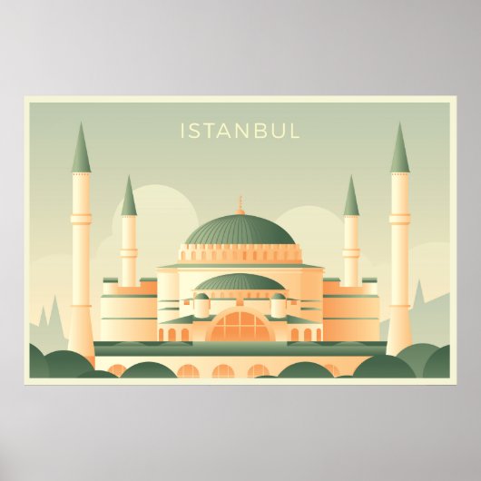 Hagia Sophia Turkije Poster (Voorkant)