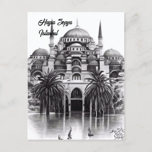 Hagia Sopya in Istanbul, Briefkaart Turkije