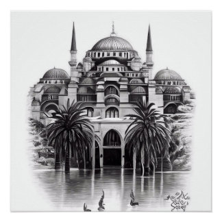 Hagia Sopya in Istanbul, Poster Turkije