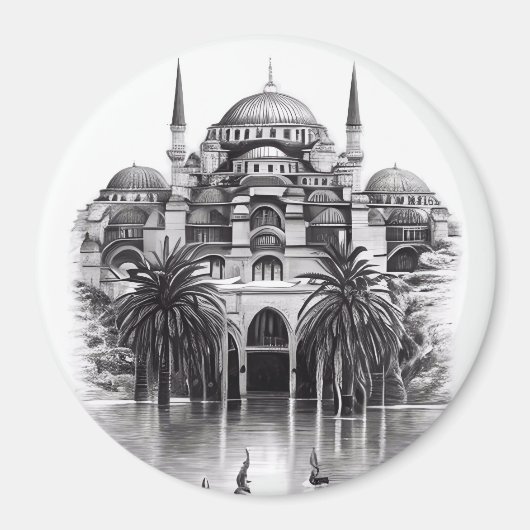 Hagia Sopya in Istanbul Turkey Magnet (Voorkant)