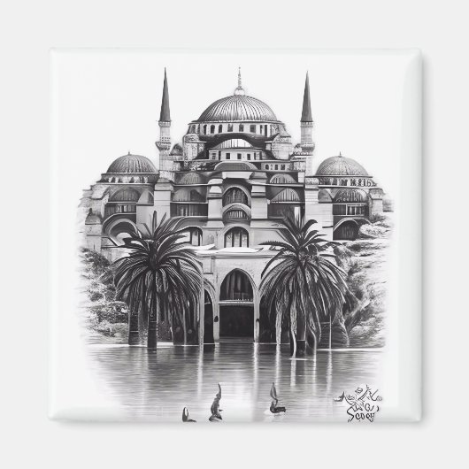 Hagia Sopya in Istanbul Turkey Magnet (Voorkant)