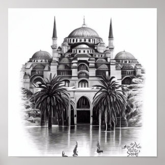 Hagia Sopya in Istanbul Turkije Poster