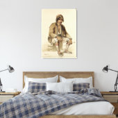 Hagiadur - uit Erzerum, 1856 Canvas Afdruk (Insitu (Slaapkamer))