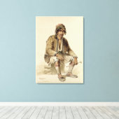 Hagiadur - uit Erzerum, 1856 Canvas Afdruk (Insitu (Houten vloer))