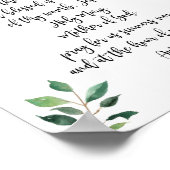 Hagil Mary katholieke gebeden printkalligrafie Poster (Hoek)