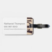 Hagrid Cartoon Character Art Bagagelabel (Achterkant horizontaal)