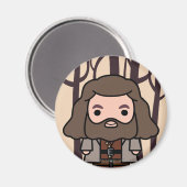 Hagrid Cartoon Character Art Magneet (Voorkant / Achterkant)