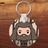 Hagrid Cartoon Character Art Sleutelhanger (Voorkant)