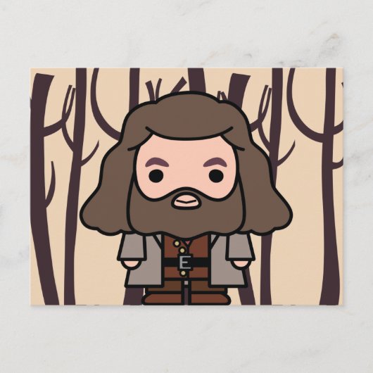 Hagrid Cartoon Karakter Kunst Briefkaart (Voorkant)