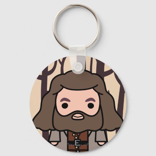 Hagrid Cartoon Karakter Kunst Sleutelhanger (Voorkant)