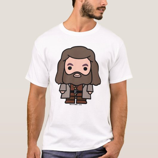 Hagrid Cartoon Karakter Kunst T-shirt (Voorkant)