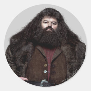 Hagrid en Dog Ronde Sticker