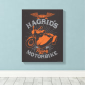 Hagrids motorfiets canvas afdruk (Insitu (Houten vloer))