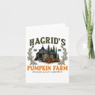 Hagrids Pumpkins Boerderij Grown Halloween Witch S Kaart