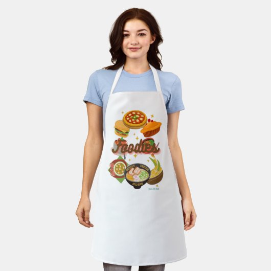 Hags met Nags Foodie Chef Apron Schort (Gedragen)