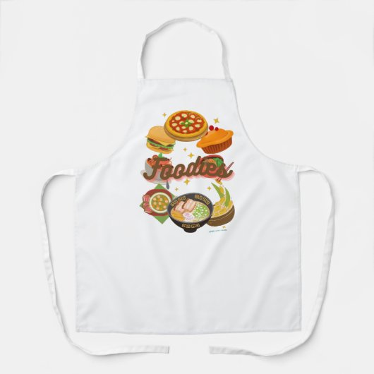 Hags met Nags Foodie Chef Apron Schort (Voorkant)