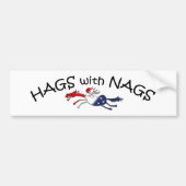 Hags met Nags Patriottische Bumpersticker (Voorkant)