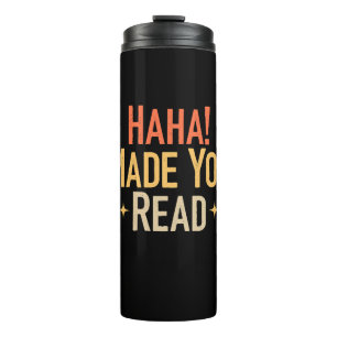 Haha Made je lezen Thermosbeker