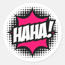 HAHA! Stripboekstijl