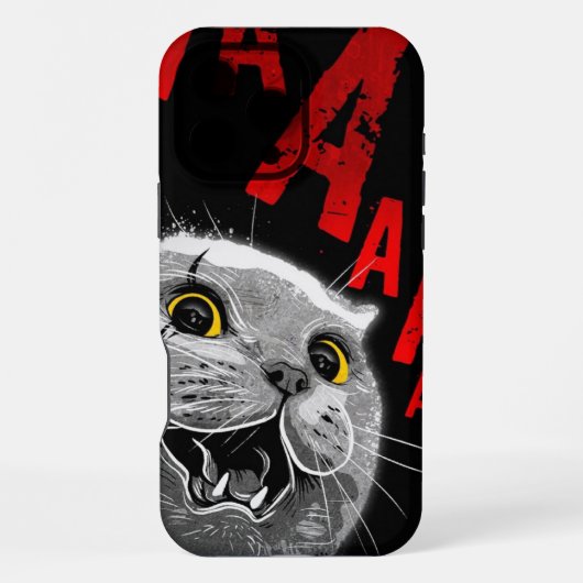 HAHAHA Cat iPhone Hoesje (Achterkant)