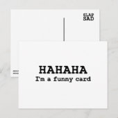 Hahaha leuk briefkaart (Voorkant / Achterkant)