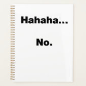 Hahaha...nee Planner (Voorkant)