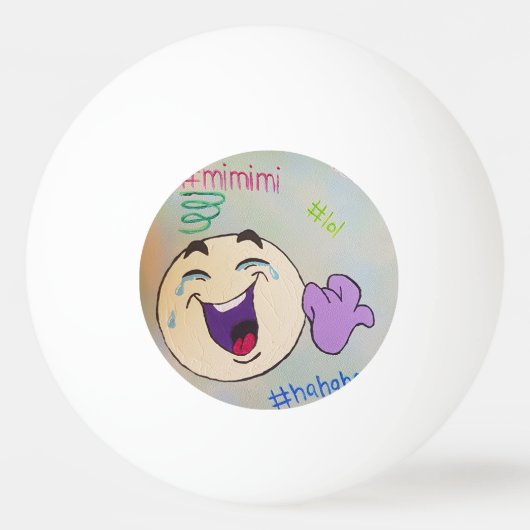 #hahaha pingpongbal (Voorkant)