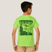 Hahanaru shizen lime t-shirt (Achterkant volledig)