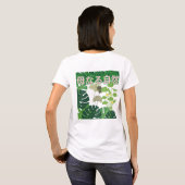 Hahanaru shizen wit  t-shirt (Achterkant volledig)