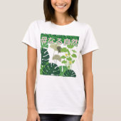 Hahanaru shizen wit  t-shirt (Voorkant)